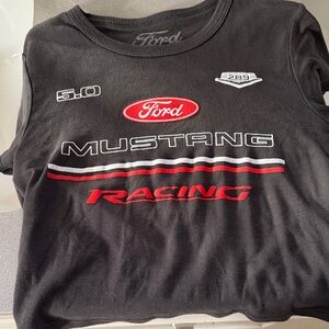 Ford Mustang Racing T-Shirt - Dark Gray
